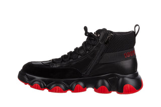 Sneakersy John Doubare 18808 Black 104275, Czarny, Skóra naturalna