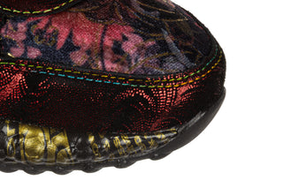 Sneakersy Laura Vita Burton 43 Wine 202146, Bordowy, Skóra naturalna