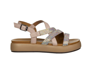 Sandały Bayla-161 061 12501 Cameo 161764, Beżowy, Skóra naturalna