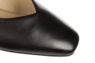 Czółenka Caprice 9-22315-42 Black Nappa 218006, Czarny, Skóra naturalna