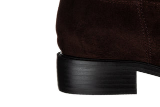 Kozaki DA Premium Collection CR62-3479 Chocolate 216023, Brązowy, Skóra naturalna