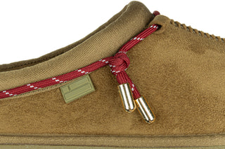 Klapki ocieplane D Franklin Nordic Lite Clog Khaki 206025, Zielony, Materiał