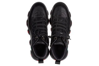 Sneakersy John Doubare 18808 Black 104275, Czarny, Skóra naturalna
