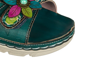 Sandały Laura Vita Dorry 21 Bleu 202115, Niebieski, Skóra naturalna