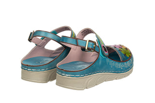 Sandały Laura Vita Dorry 32 Turquoise 202124, Niebieski, Skóra naturalna