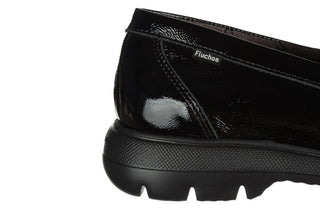 Mokasyny Fluchos Gladis F1794 Naplak Negro 217001, Czarny, Skóra naturalna