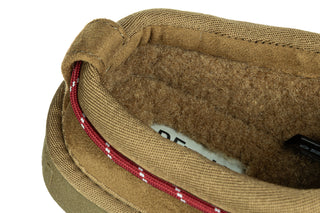 Klapki ocieplane D Franklin Nordic Lite Clog Khaki 206025, Zielony, Materiał
