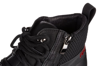 Sneakersy John Doubare 18808 Black 104275, Czarny, Skóra naturalna