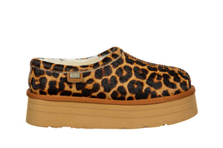 Sneakersy Luxe Outback Platform Leopard 200003, Brązowy, Skóra naturalna