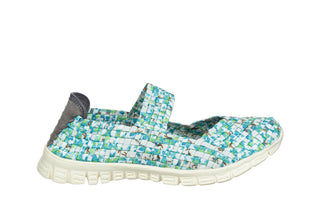 Półbuty Rock Talia Aquarel 032146, Wielokolorowy, Tkanina