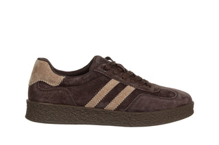 Sneakersy S Barski LR62-7113 Chocolate 216006, Brązowy, Skóra naturalna