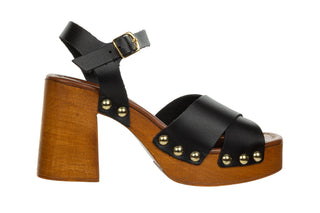 Sandały Sandro Rossi 9272 Nero 523080, Czarny, Skóra naturalna