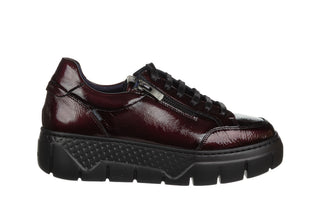 Sneakersy Fluchos Ilia F2306 Naplack Burdeos 217004, Bordowy, Skóra naturalna