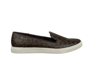 Półbuty Calvin Klein Hyacinth Iconogram Brown 098041, Skóra ekologiczna