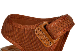 Sandały Azaleia Vera Therapy Pap Ad Brown Beige BV618 198064, Brązowy, Tkanina