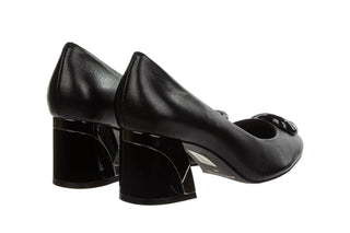 Czółenka Capelli Rossi 12325-561-642 Black 523084, Czarny, Skóra naturalna