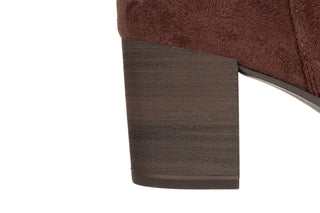 Kozaki Caprice 9-25503-45 Brown Choco 218008, Brązowy, Tkanina
