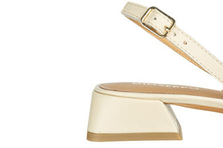 Sandały Gioseppo Lagos Off White 602228, Kremowy, Skóra naturalna