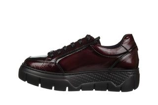 Sneakersy Fluchos Ilia F2306 Naplack Burdeos 217004, Bordowy, Skóra naturalna