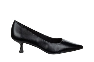 Czółenka Bottero 377401 Black 523108, Czarny, Skóra naturalna