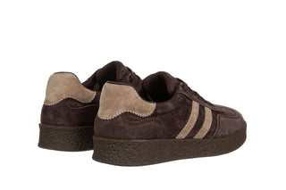Sneakersy S Barski LR62-7113 Chocolate 216006, Brązowy, Skóra naturalna