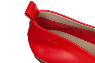 Baleriny Wonders A-4704 Flame 138056, Czerwony, Skóra naturalna