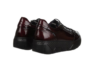 Sneakersy Fluchos Ilia F2306 Naplack Burdeos 217004, Bordowy, Skóra naturalna