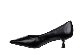 Czółenka Bottero 377401 Black 523108, Czarny, Skóra naturalna