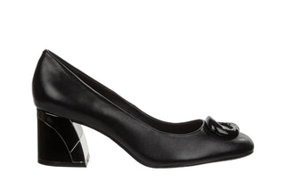 Czółenka Capelli Rossi 12325-561-642 Black 523084, Czarny, Skóra naturalna