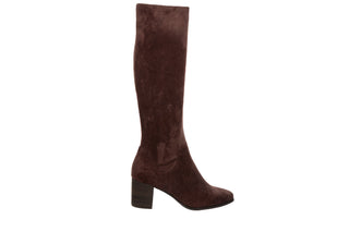Kozaki Caprice 9-25503-45 Brown Choco 218008, Brązowy, Tkanina