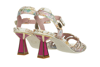 Sandały Laura Vita Leslyo 04 Rose 202116, Biały, Skóra naturalna