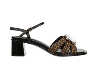 Sandały Noa Harmon 10306P-06 Faro Black 213003, Czarny, Skóra naturalna