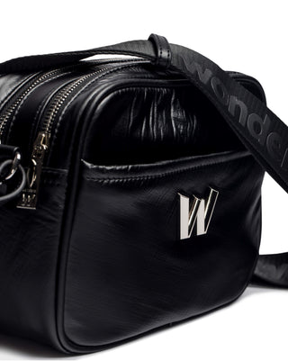 Torebka Wonders WB-52002 Nylon Negro, Czarny, Tworzywo