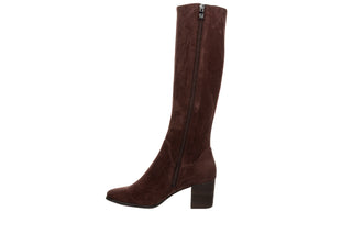 Kozaki Caprice 9-25503-45 Brown Choco 218008, Brązowy, Tkanina