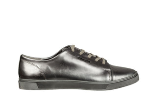 Półbuty Calvin Klein Hamilton Metallic Nappa Soft Steel, Srebrny, Skóra naturalna