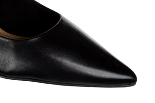 Czółenka Bottero 377401 Black 523108, Czarny, Skóra naturalna