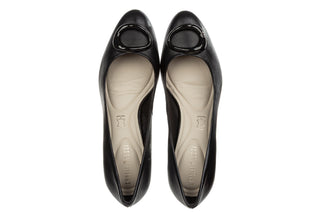 Czółenka Capelli Rossi 12325-561-642 Black 523084, Czarny, Skóra naturalna