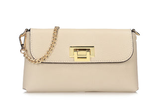 Torebka Toscanio G195 Krem D37, Skóra naturalna