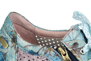 Sneakersy Laura Vita Joctao 06 Cobalt 202118, Niebieski, Skóra naturalna