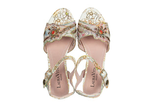 Sandały Laura Vita Leslyo 04 Rose 202116, Biały, Skóra naturalna