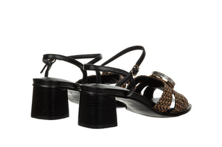 Sandały Noa Harmon 10306P-06 Faro Black 213003, Czarny, Skóra naturalna