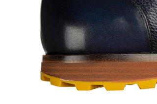 Półbuty Brooman A230-G56-SW4 Blue 104252, Granatowy, Skóra naturalna