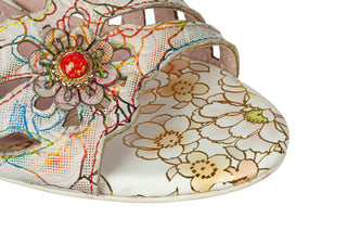 Sandały Laura Vita Leslyo 04 Rose 202116, Biały, Skóra naturalna