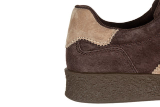 Sneakersy S Barski LR62-7113 Chocolate 216006, Brązowy, Skóra naturalna