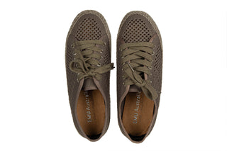 Espadryle Emu Agonis Mac Smoke 119194, Zielony, Materiał