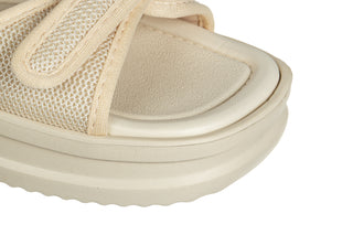 Sandały Azaleia Vera Therapy Pap Ad Off White BT313 198063, Biały, Tkanina