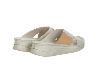 Klapki Bayla-161 022 05 6106 Crema Scissors 161750, Beżowy, Skóra naturalna