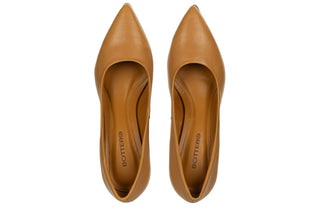 Czółenka Bottero 353721-11 Ata Napoli Natural 523068, Brązowy, Skóra naturalna