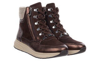 Trzewiki Caprice 9-26212-47 Dk Brown Comb 218010, Brązowy, Skóra naturalna