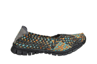 Półbuty Rock Carioca Black Wadi 032105, Wielokolorowy, Tkanina